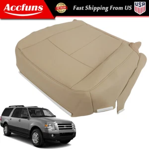 Cubierta de asiento de cuero inferior del conductor color tostado camel para Ford Expedition 2007-2013 2014 - Imagen 1 de 15
