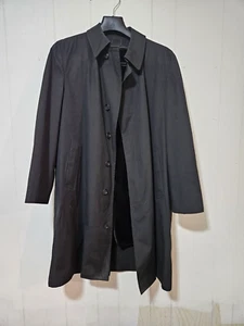Abrigo para hombre vintage London abrigo antiniebla abrigos principales gabardina 42 R hecho en EE. UU. - Imagen 1 de 5