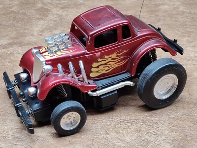 Vintage FORD Hot Rod RC - EZTEC (nicht Tyco) rot & gold - Teile oder Reparatur UNGETESTET - Bild 1 von 4
