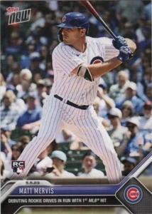 Matt Mervis, Chicago Cubs #5 Prospect - Topps Now Rookie Card (RC)…1st MLB Hit - Picture 1 of 2