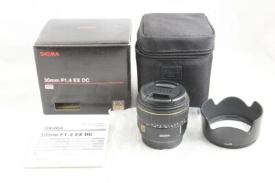 Near Mint Sigma 30mm F1.4 EX DC Wide Angle AF Lens for Pentax K from Japan #3888 - Image 1 of 4