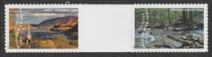 US 5960g 5960i Appalachian Trail F vert gutter pair MNH 2025 - Picture 1 of 1
