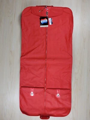 Новый с Ярлыками American Tourister эскорт одежды сумка винтажный красный искусственной кожи новый из старых запасов - Изображение 1 из 4