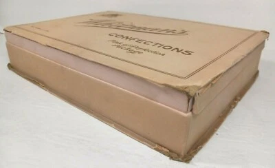 Old Vintage Whitmans Sampler Chocolates and Confections Cardboard Pink Box Prop - Image 1 of 4