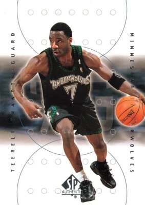 2000 SP Authentic #49 Terrell Brandon Minnesota Timberwolves - Image 1 of 2