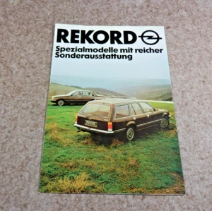 OPEL REKORD depliant modelli speciali brochure possibile 1979 - Foto 1 di 3