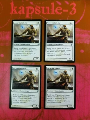 4x Accorder Paladin | Mirrodin Besieged | MTG Magic Cards - Image 1 of 4