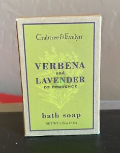 Crabtree & Evelyn Verbena And Lavender Bath Soap New In Box