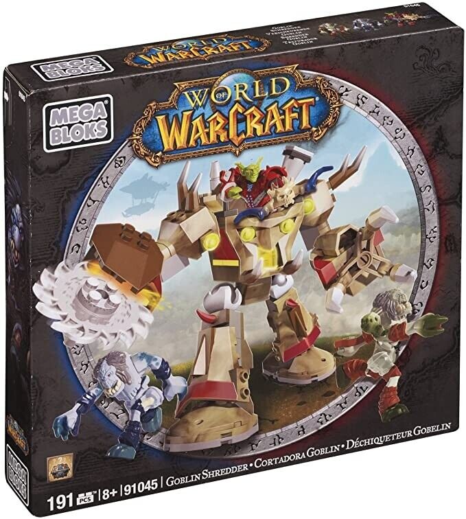 Mega Bloks 91045 Goblin Shredder Set World of Warcraft WOW NEW SEALED