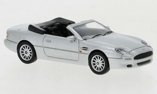 Brekina PCX870145 - 1/87 Aston Martin DB7 Volante, Argento, RHD, 1994 - Nuovo - Immagine 1 di 1