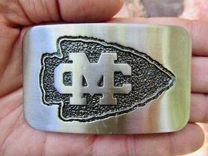 Hebilla de cinturón de colección MISSISSIPPI COLEGE NCAA Universidad Clinton MC Choctaws RARA EN MUY BUEN ESTADO+ - Imagen 1 de 4
