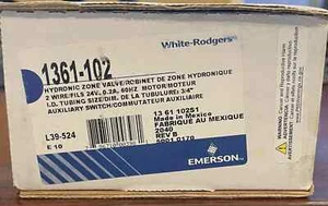 NEW EMERSON WHITE RODGERS 1361-102 HYDRONIC ZONE VALVE B381 - Picture 1 of 3