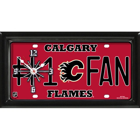 Calgary Flames #1 Fan Clock by GTEI Cover