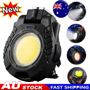LED HeadlaKJ Clip-On Cap Hat Light Head Torch Fishing Hiking Outdoor Night LaCF - Picture 1 of 18