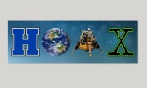 MOON HOAX STICKERS  China 🇨🇳 & Russia 🇷🇺 KNOW WE DIDN'T GO WAKE UP PEOPLE!! - Picture 1 of 12