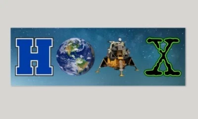 MOON HOAX STICKERS  China 🇨🇳 & Russia 🇷🇺 KNOW WE DIDN'T GO WAKE UP PEOPLE!! - Image 1 of 4