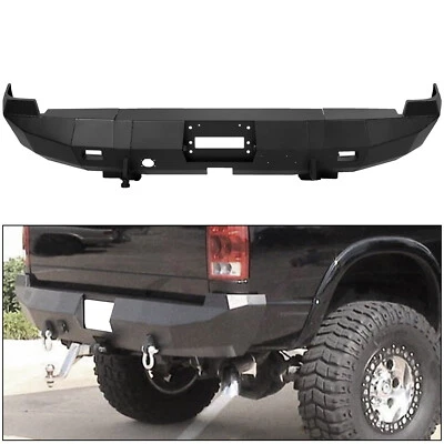 Rear Winch Bumper w/ License Light For 02-09 Dodge Ram 1500/2500/3500/4500/5500 - Image 1 of 4