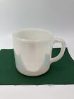 Vintage Federal Glass Moonglow Coffee Mug Opalescent Iridescent