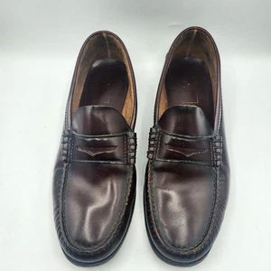 Mocassini Penny Florsheim Berkley da uomo in pelle bordeaux taglia 11 - Foto 1 di 11