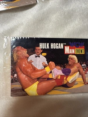 Hulk Hogan Wcw Main Event Two Card Collection. New In Original Packaging - Image 1 of 4
