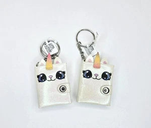 Claire's Glitter Caticorn Mini Diary Keychain Set of 2 Teen/Women NWT! - Picture 1 of 5