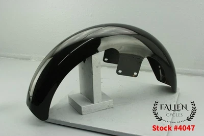 Harley Electra Glide 2001 guardabarros delantero estirado para 21" negro vivo #4047 Foto 1 de 4
