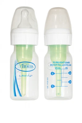 Dr Brown’s Natural Flow 2 oz biberones ventilación anticólicos cuello estándar-AC177 Foto 1 de 3