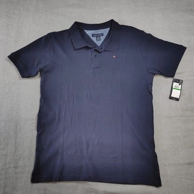Tommy Hilfiger Polo Shirt - Boys Size Large 16/18 - Navy Blazer  - Image 1 of 4