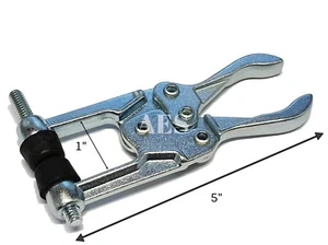 AIRCRAFT TOOLS  TOGGLE CLAMP IDEAL FOR SHEETMETAL WORK NO MARKING JAW - Picture 1 of 2