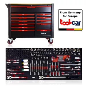 Toolcar Jumbo Pro 12 Black Werkstattwagen Werkzeugwagen Werkzeugschrank Werkzeug - Bild 1 von 6