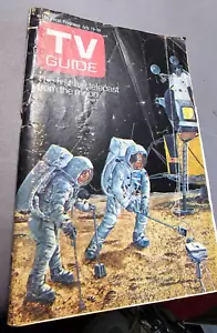TV Guide 1969 July 19-25 First Live Telecast from the Moon - Picture 1 of 7