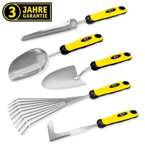 MISTER TOOL Gartenwerkzeug Set Gartenschaufel Fugenkratzer Rechen Unkrautkelle - Bild 1 von 8
