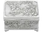 1900s Antique Chinese Export Silver Box 