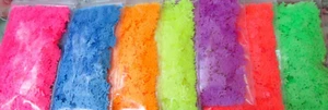 Neon Butterflies nail art glitter/spangles set - Picture 1 of 11