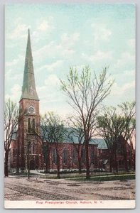 AK Erste Presbyterianische Kirche, Auburn, New York - Bild 1 von 3