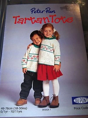 Wendy Peter Pan Tartan Tots Booklet #230 - 0 to 11 yrs - Image 1 of 4