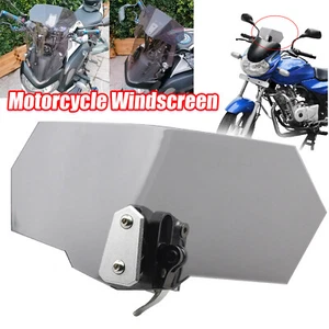 Motorcycle Windshield Wind Deflector Spoiler Windscreen Extension Universal AU - Picture 1 of 16