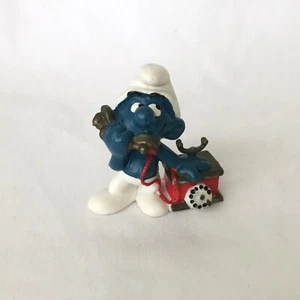 Schlümpfe Telefon Schlumpf 20062 Telefon Vintage 1980 Figur Schleich Spielzeug Peyo - Bild 1 von 6