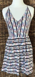 MYNE Ashley Ann Fit & Flare Dress, Multi-Color Stripe, 2 - Picture 1 of 5