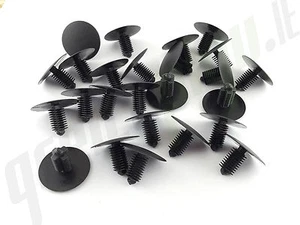 Tannenbaum Zierleisten Clips 11 mm - 32 mm Kopfbogen Einlage Gummidichtung Halter - Bild 1 von 3