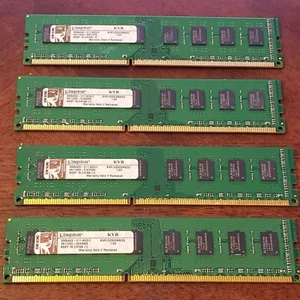 4 x 2GB Kingston KVR1333D3N9/2G 1.5V CL9 240-Pin DDR3 SDRAM Memory - Picture 1 of 3