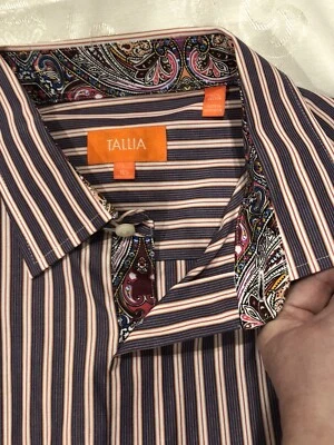 Camisa Hombre TALLIA Talla L (16 1/2) 100% Algodón.Indonesia Foto 1 de 4