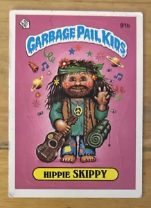 1986 Topps Garbage Pail Kids GPK Series 3 Hippie Skippy 91b Mid-Grade VG O/C - Picture 1 of 2