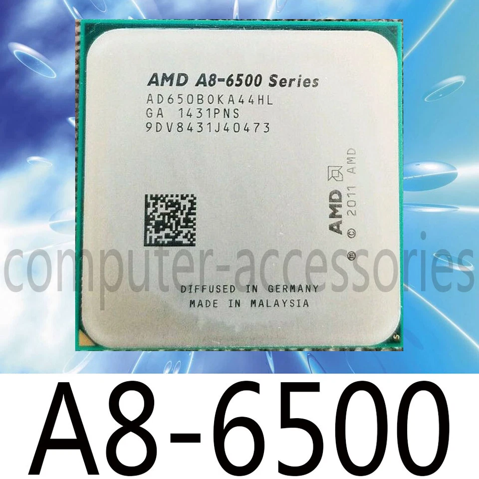 AMD A8-6500 3.5GHz 4 Core 4MB Socket FM2 65W CPU Processor - Image 1 of 1