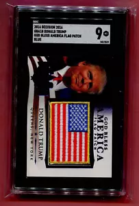 DONALD TRUMP 2016 DECISION GOD BLESS AMERICA BLUE QUEENS NEW YORK SGC 9 - Picture 1 of 3