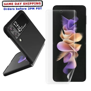 Soft Hydrogel Screen Protector Film Case for Samsung Galaxy Z Flip 3 5G SM-F711U - Picture 1 of 1