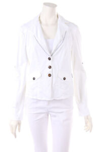 MARC CAIN Blazer Roll-up Sleeves N 4 = D 40 off-white