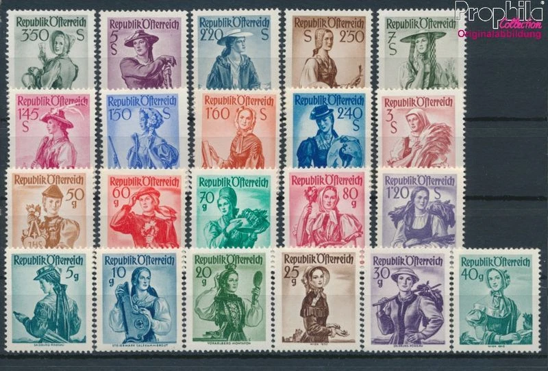 Sellos Austria 1958 Mi ex894y-980y (edición completa) Libro Blanco (21 uds (10584415 Foto 1 de 1