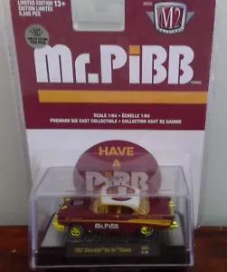 M2 Machines 1:64 Diecast 1957 Chevrolet Bel Air Gasser Mr Pibb *Chase* - Picture 1 of 2