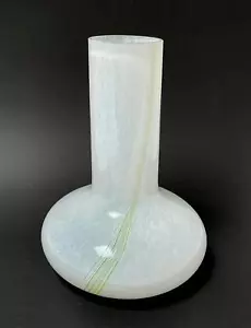 LARGE KOSTA BODA RAINBOW ART GLASS VASE SIGNED BERTIL VALLIEN SWEDISH VINTAGE - Picture 1 of 11